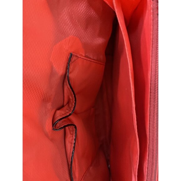 M. C. Marc Chantal Croc Embossed Leather Shoulder Purse Bag Black Handbag - Picture 11 of 16